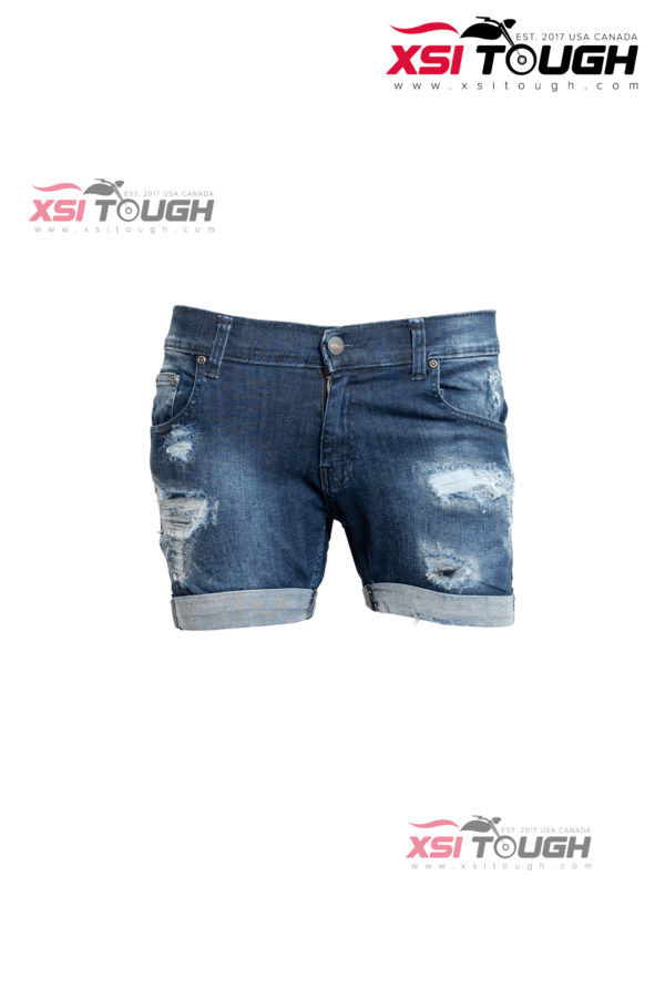 Female Denim Short Shorts Denim blue shorts